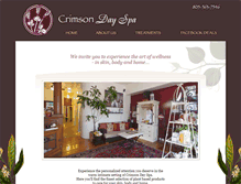 Tablet Screenshot of crimsondayspa.com